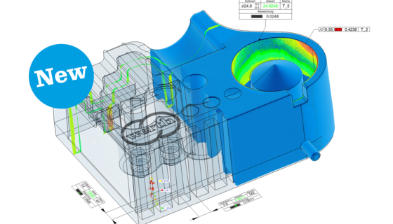 Messsoftware WinWerth® - Die universelle Messsoftware für Koordinatenmessgeräte mit Optik, Taster, Computertomografie und Multisensorik