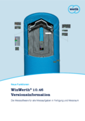 WinWerth® 10.46 Versionsinformation