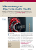 Mikrowerkzeuge und -topografien in allen Facetten