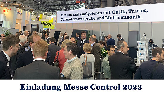 05.04.2023 | Newsletter - Einladung Messe Control 2023