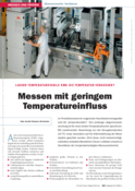 Messen mit geringem Temperatureinfluss – Lassen temperaturstabile KMG die Temperatur vergessen?
