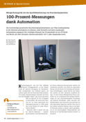 100-Prozent-Messungen dank Automation